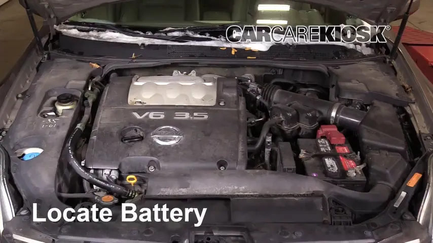2006 Nissan Maxima SE 3.5L V6 Battery Jumpstart